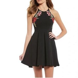 B Darlin Backless floral design dress from Macys